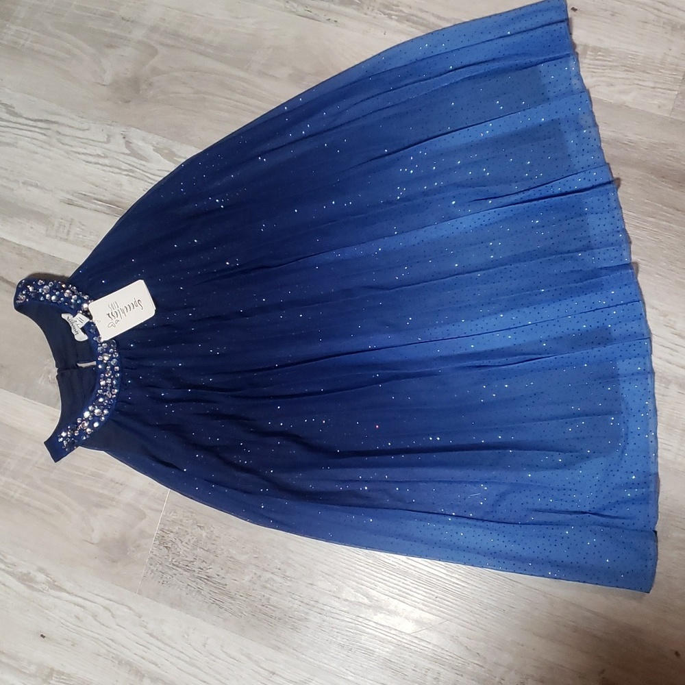 Nwt speechless kids dress girls size 12 blue